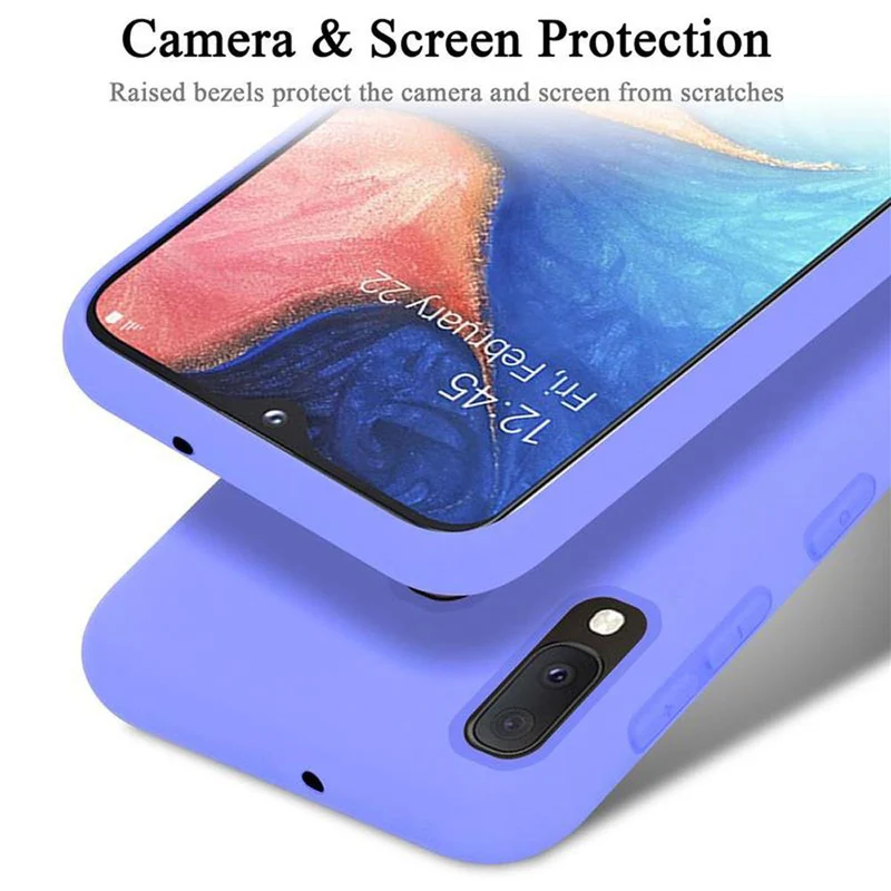Cadorabo Hülle kompatibel mit Samsung Galaxy A10e / A20e Schutzhülle aus flexiblem TPU Silikon