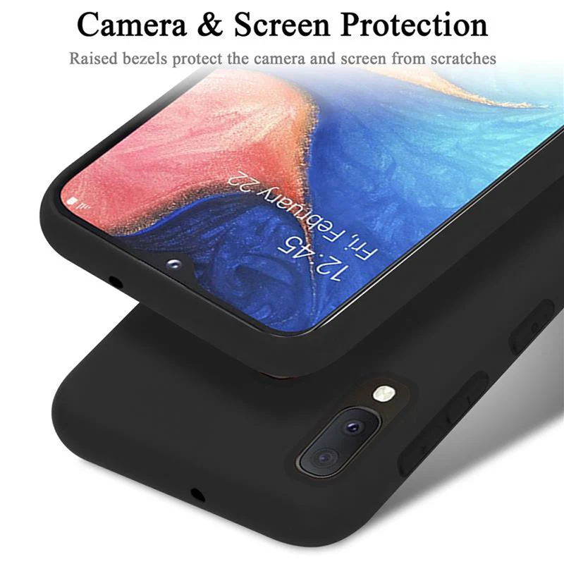Cadorabo Hülle kompatibel mit Samsung Galaxy A10e / A20e Schutzhülle aus flexiblem TPU Silikon