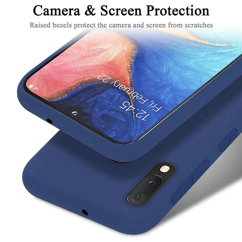 Cadorabo Hülle kompatibel mit Samsung Galaxy A10e / A20e Schutzhülle aus flexiblem TPU Silikon