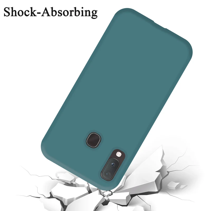 Cadorabo Hülle kompatibel mit Samsung Galaxy A10e / A20e Schutzhülle aus flexiblem TPU Silikon