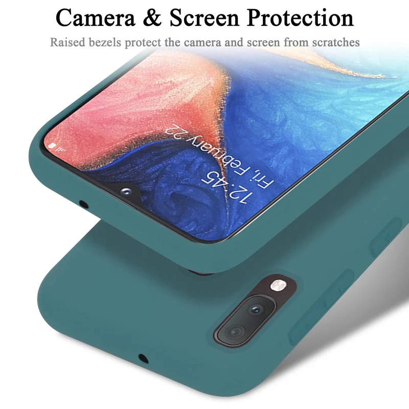 Cadorabo Hülle kompatibel mit Samsung Galaxy A10e / A20e Schutzhülle aus flexiblem TPU Silikon