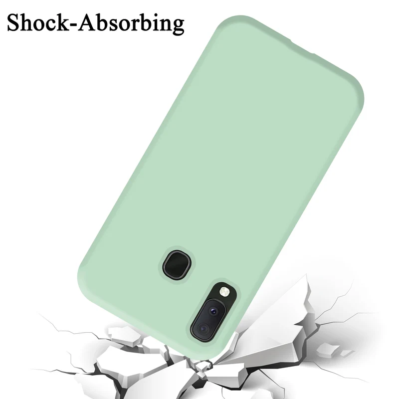 Cadorabo Hülle kompatibel mit Samsung Galaxy A10e / A20e Schutzhülle aus flexiblem TPU Silikon