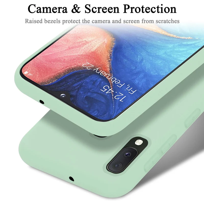 Cadorabo Hülle kompatibel mit Samsung Galaxy A10e / A20e Schutzhülle aus flexiblem TPU Silikon