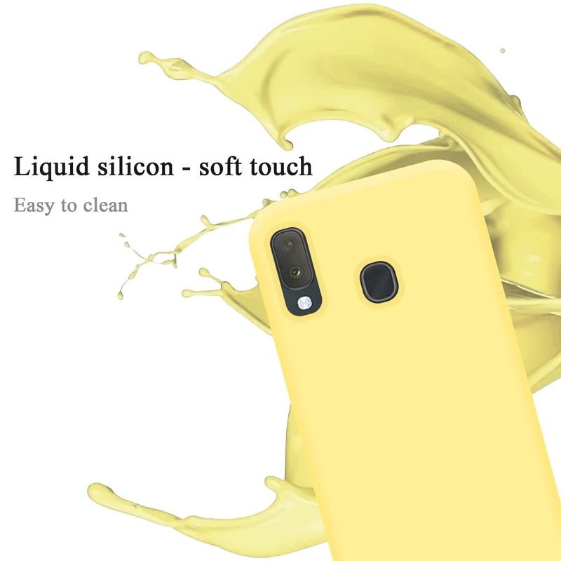 Cadorabo Hülle kompatibel mit Samsung Galaxy A10e / A20e Schutzhülle aus flexiblem TPU Silikon