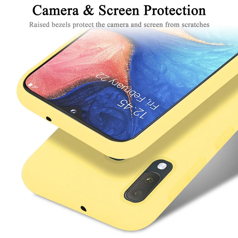 Cadorabo Hülle kompatibel mit Samsung Galaxy A10e / A20e Schutzhülle aus flexiblem TPU Silikon
