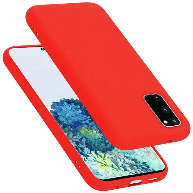 Cadorabo Hülle kompatibel mit Samsung Galaxy S20 Schutzhülle aus flexiblem TPU Silikon