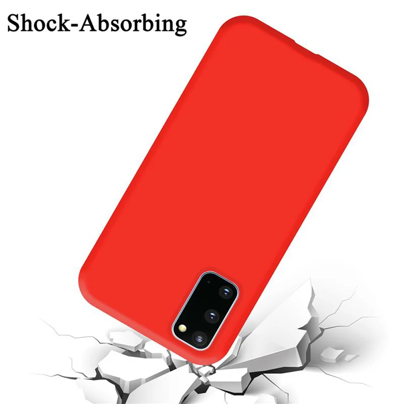 Cadorabo Hülle kompatibel mit Samsung Galaxy S20 Schutzhülle aus flexiblem TPU Silikon