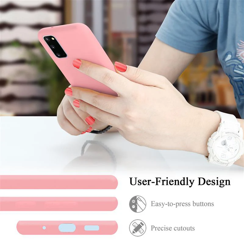 Cadorabo Hülle kompatibel mit Samsung Galaxy S20 Schutzhülle aus flexiblem TPU Silikon