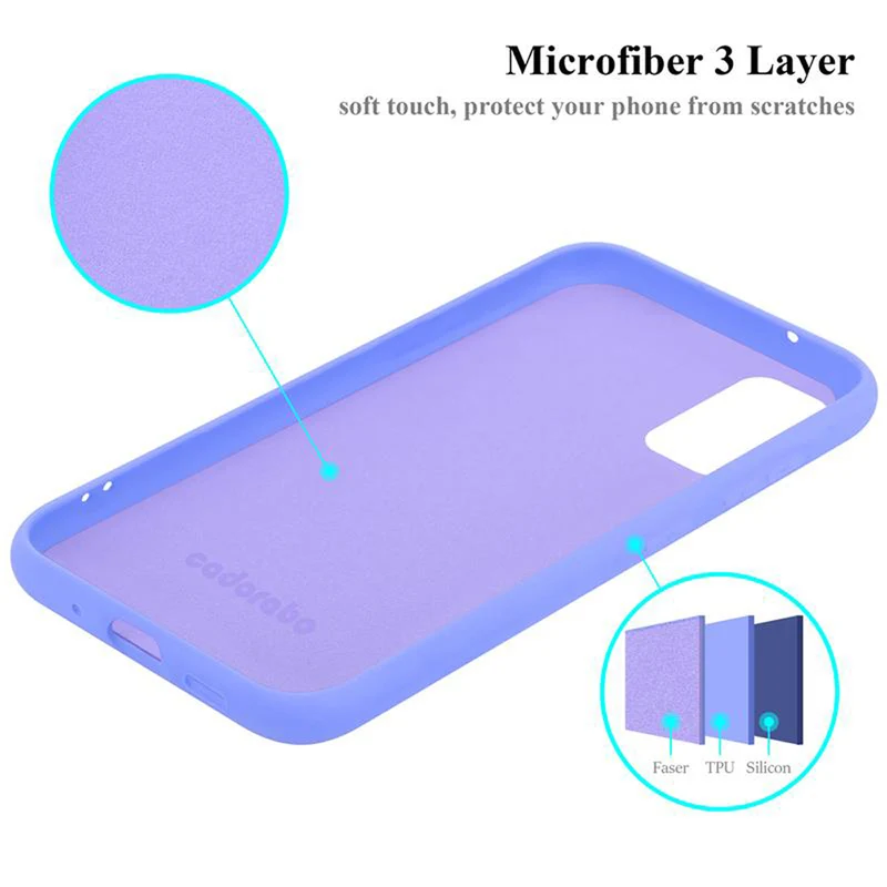 Cadorabo Hülle kompatibel mit Samsung Galaxy S20 Schutzhülle aus flexiblem TPU Silikon