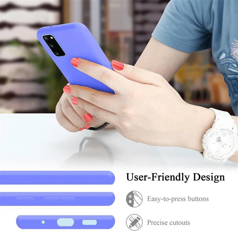 Cadorabo Hülle kompatibel mit Samsung Galaxy S20 Schutzhülle aus flexiblem TPU Silikon
