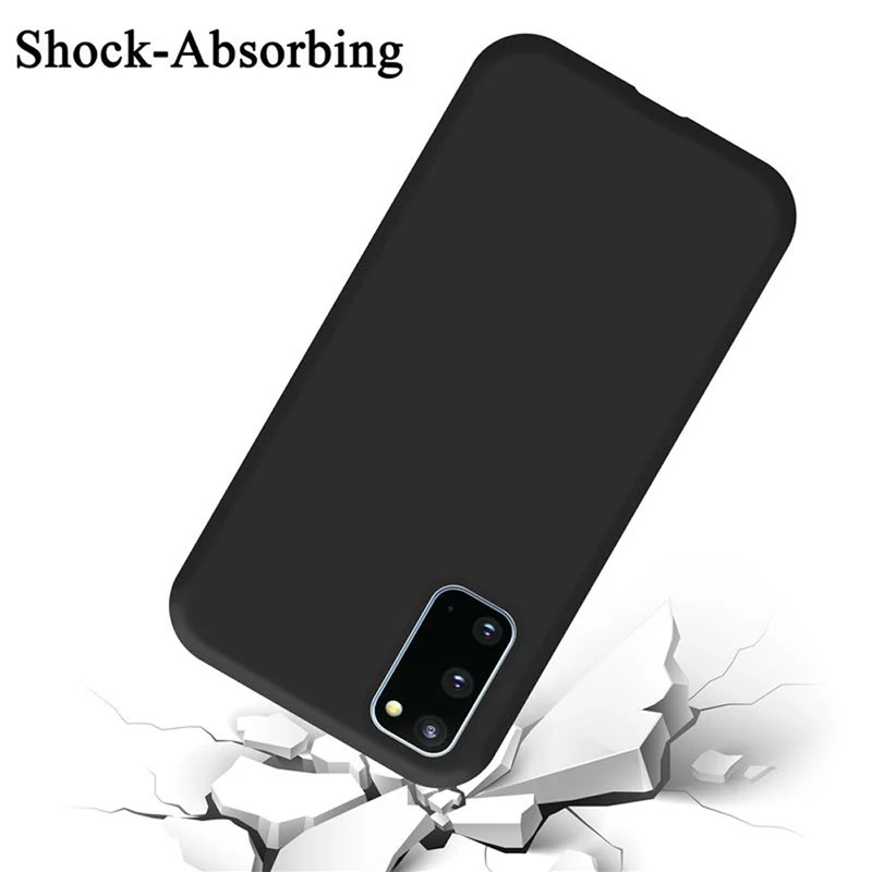 Cadorabo Hülle kompatibel mit Samsung Galaxy S20 Schutzhülle aus flexiblem TPU Silikon