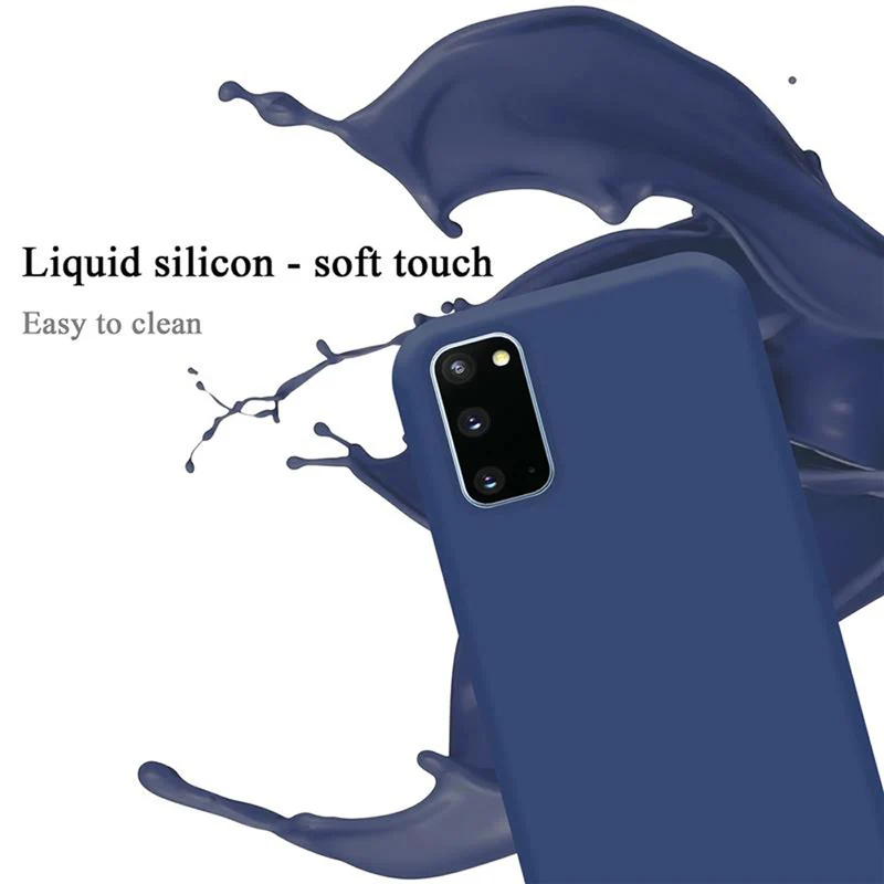 Cadorabo Hülle kompatibel mit Samsung Galaxy S20 Schutzhülle aus flexiblem TPU Silikon