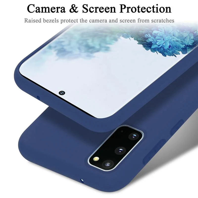 Cadorabo Hülle kompatibel mit Samsung Galaxy S20 Schutzhülle aus flexiblem TPU Silikon