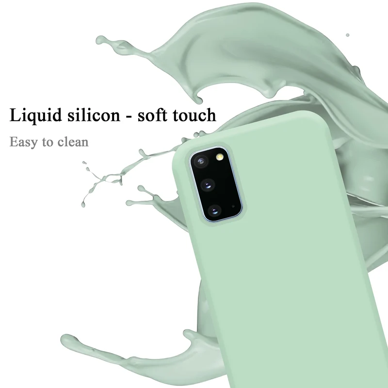Cadorabo Hülle kompatibel mit Samsung Galaxy S20 Schutzhülle aus flexiblem TPU Silikon