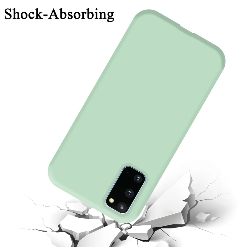 Cadorabo Hülle kompatibel mit Samsung Galaxy S20 Schutzhülle aus flexiblem TPU Silikon
