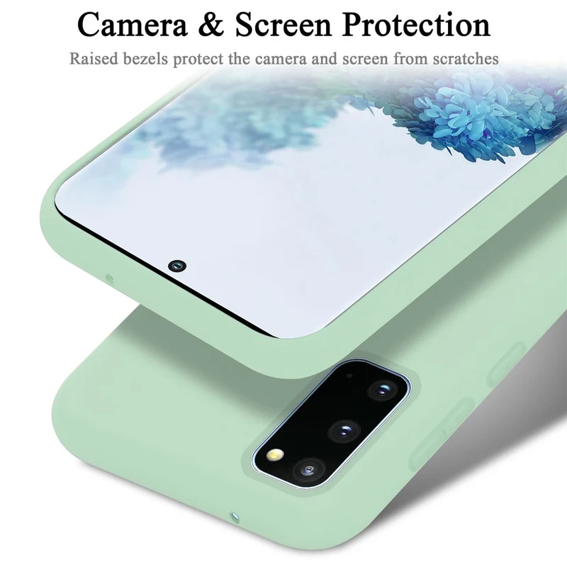 Cadorabo Hülle kompatibel mit Samsung Galaxy S20 Schutzhülle aus flexiblem TPU Silikon