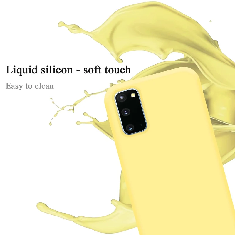 Cadorabo Hülle kompatibel mit Samsung Galaxy S20 Schutzhülle aus flexiblem TPU Silikon