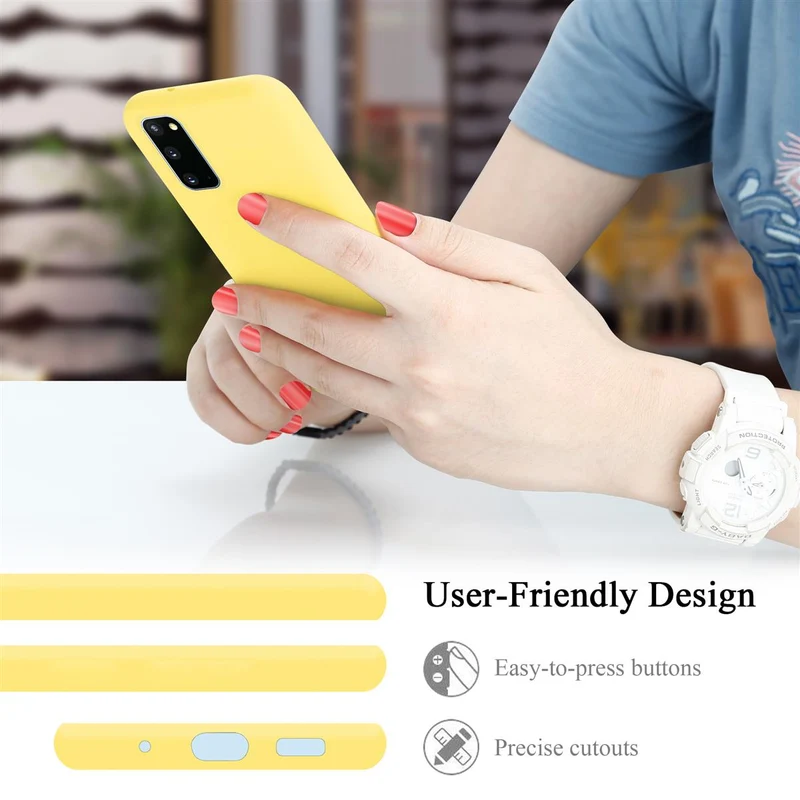Cadorabo Hülle kompatibel mit Samsung Galaxy S20 Schutzhülle aus flexiblem TPU Silikon