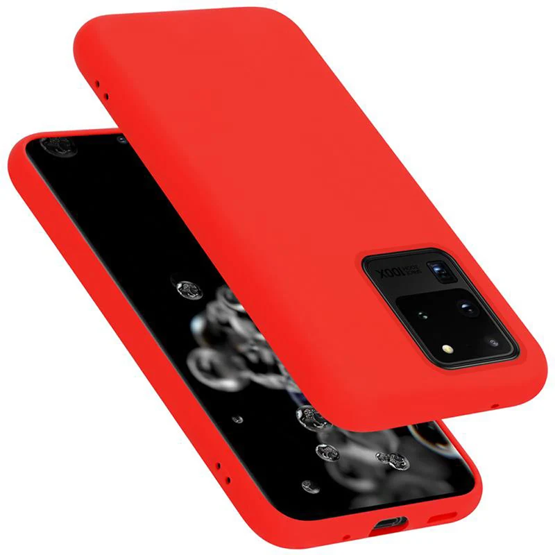 Cadorabo Hülle kompatibel mit Samsung Galaxy S20 ULTRA Schutzhülle aus flexiblem TPU Silikon