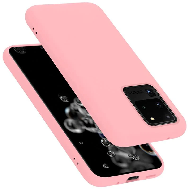 Cadorabo Hülle kompatibel mit Samsung Galaxy S20 ULTRA Schutzhülle aus flexiblem TPU Silikon