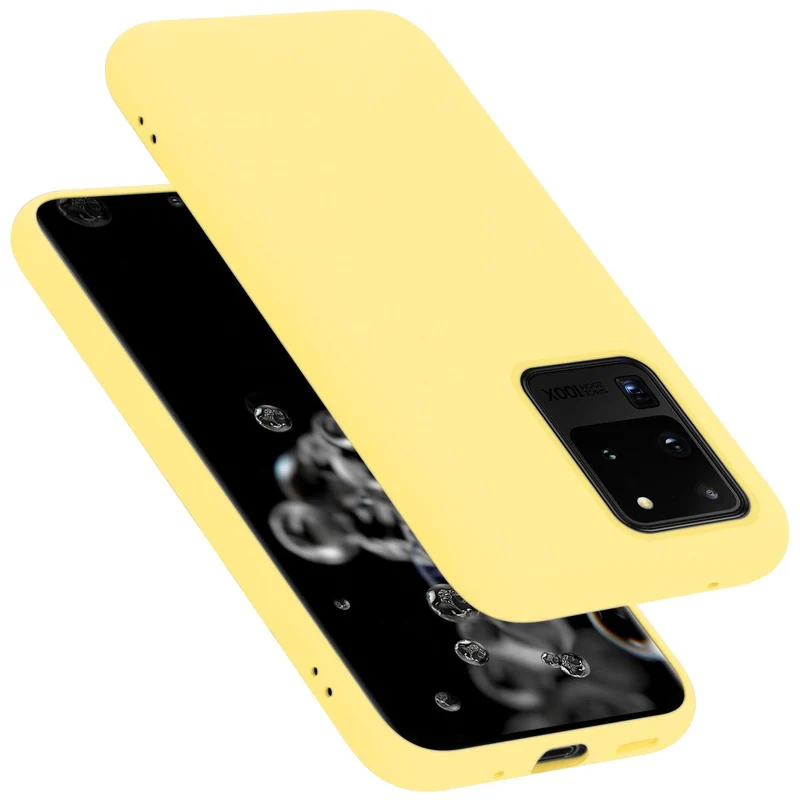Cadorabo Hülle kompatibel mit Samsung Galaxy S20 ULTRA Schutzhülle aus flexiblem TPU Silikon
