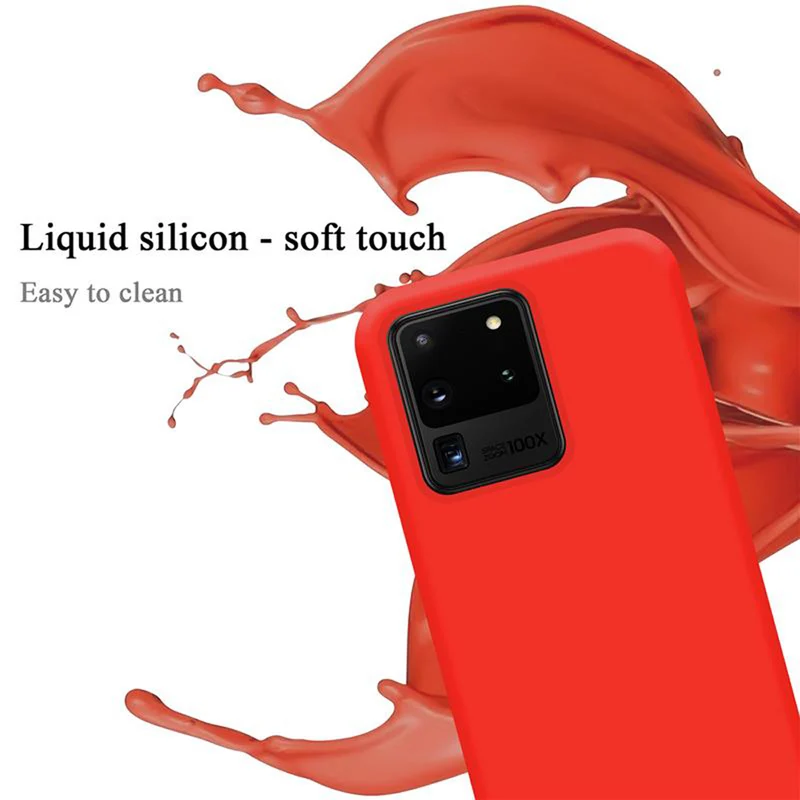 Cadorabo Hülle kompatibel mit Samsung Galaxy S20 ULTRA Schutzhülle aus flexiblem TPU Silikon