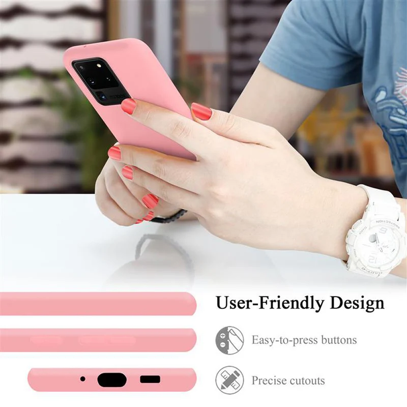Cadorabo Hülle kompatibel mit Samsung Galaxy S20 ULTRA Schutzhülle aus flexiblem TPU Silikon