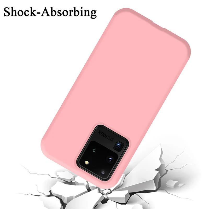 Cadorabo Hülle kompatibel mit Samsung Galaxy S20 ULTRA Schutzhülle aus flexiblem TPU Silikon
