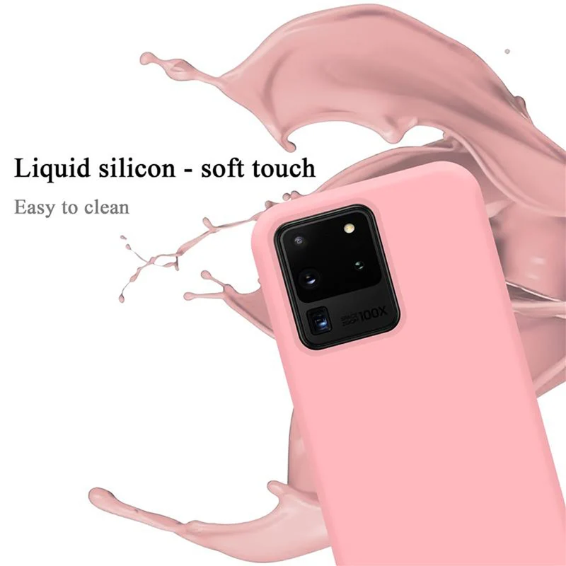 Cadorabo Hülle kompatibel mit Samsung Galaxy S20 ULTRA Schutzhülle aus flexiblem TPU Silikon