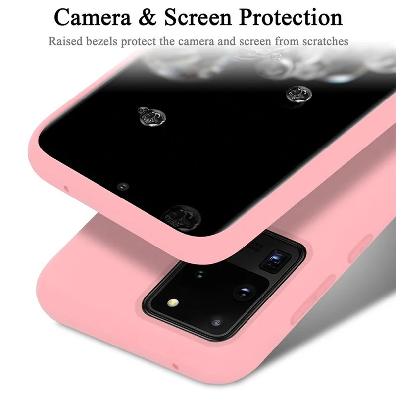 Cadorabo Hülle kompatibel mit Samsung Galaxy S20 ULTRA Schutzhülle aus flexiblem TPU Silikon