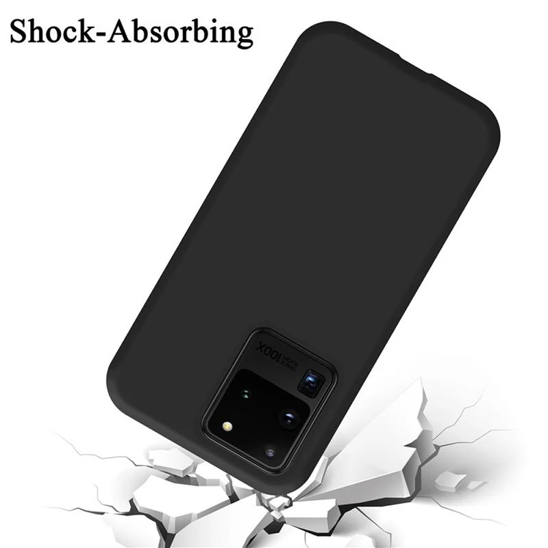Cadorabo Hülle kompatibel mit Samsung Galaxy S20 ULTRA Schutzhülle aus flexiblem TPU Silikon