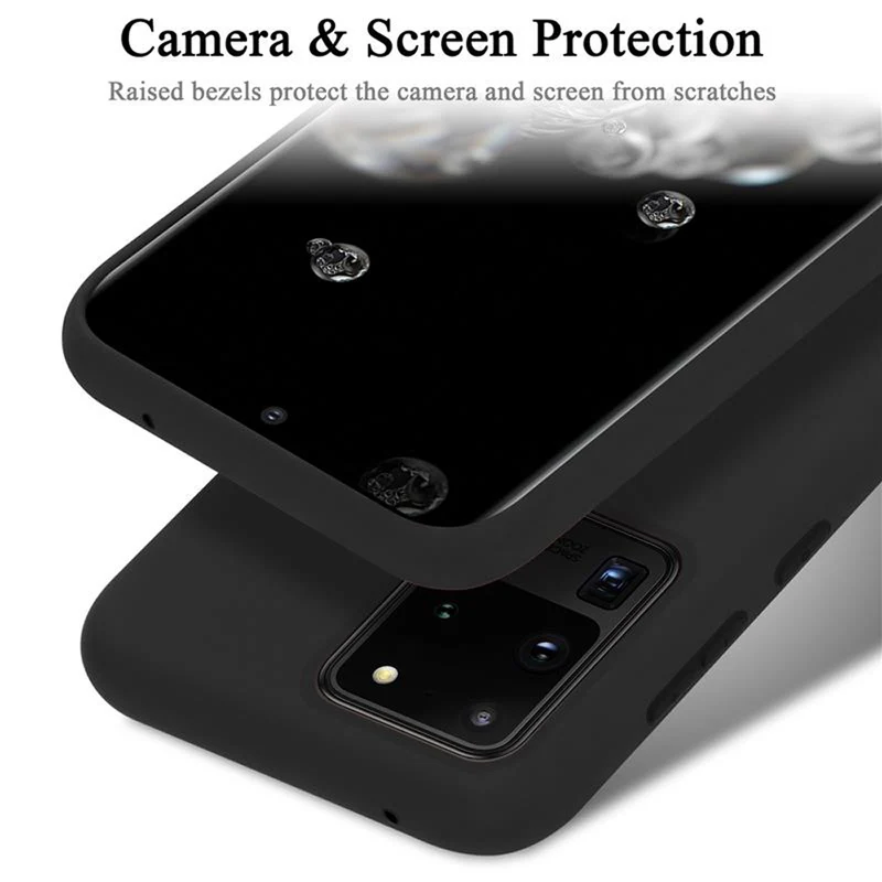 Cadorabo Hülle kompatibel mit Samsung Galaxy S20 ULTRA Schutzhülle aus flexiblem TPU Silikon