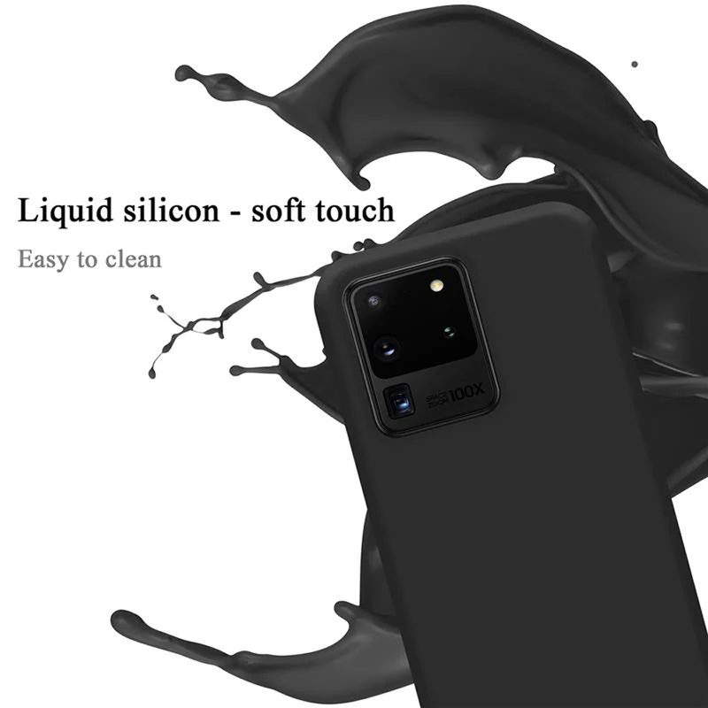 Cadorabo Hülle kompatibel mit Samsung Galaxy S20 ULTRA Schutzhülle aus flexiblem TPU Silikon