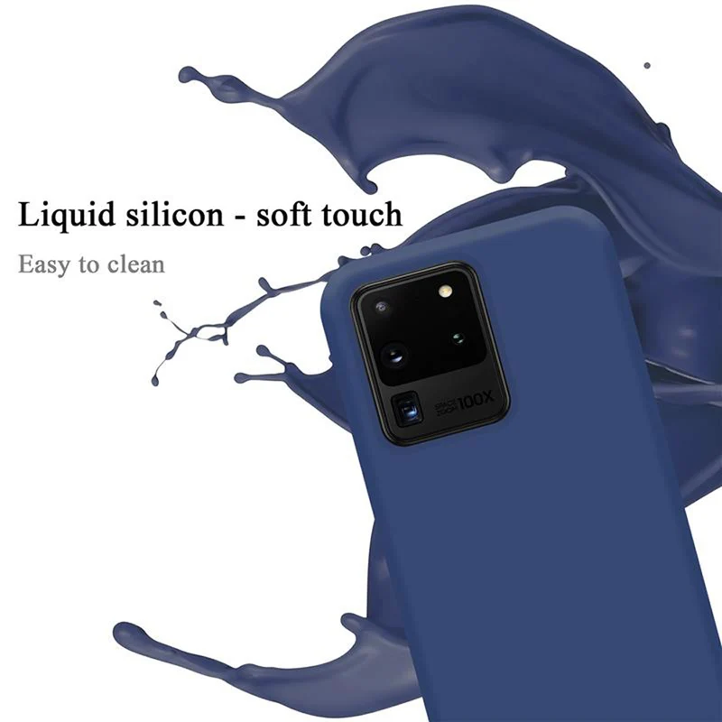 Cadorabo Hülle kompatibel mit Samsung Galaxy S20 ULTRA Schutzhülle aus flexiblem TPU Silikon