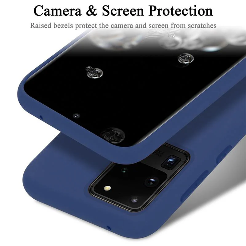 Cadorabo Hülle kompatibel mit Samsung Galaxy S20 ULTRA Schutzhülle aus flexiblem TPU Silikon