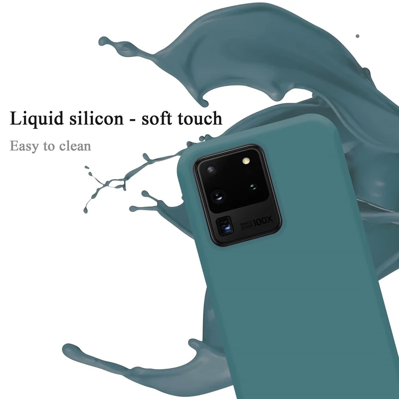 Cadorabo Hülle kompatibel mit Samsung Galaxy S20 ULTRA Schutzhülle aus flexiblem TPU Silikon