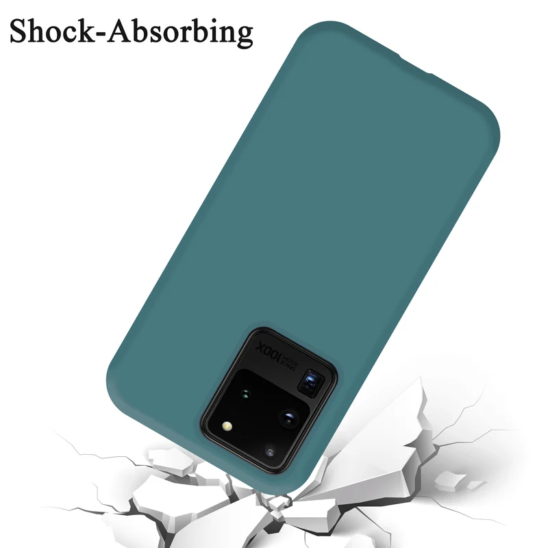 Cadorabo Hülle kompatibel mit Samsung Galaxy S20 ULTRA Schutzhülle aus flexiblem TPU Silikon