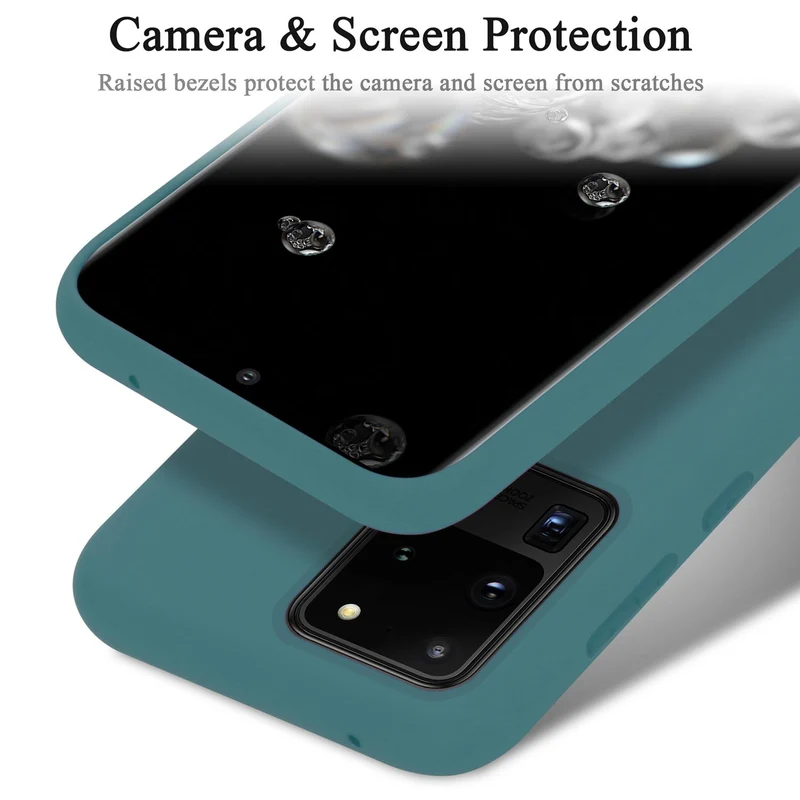 Cadorabo Hülle kompatibel mit Samsung Galaxy S20 ULTRA Schutzhülle aus flexiblem TPU Silikon