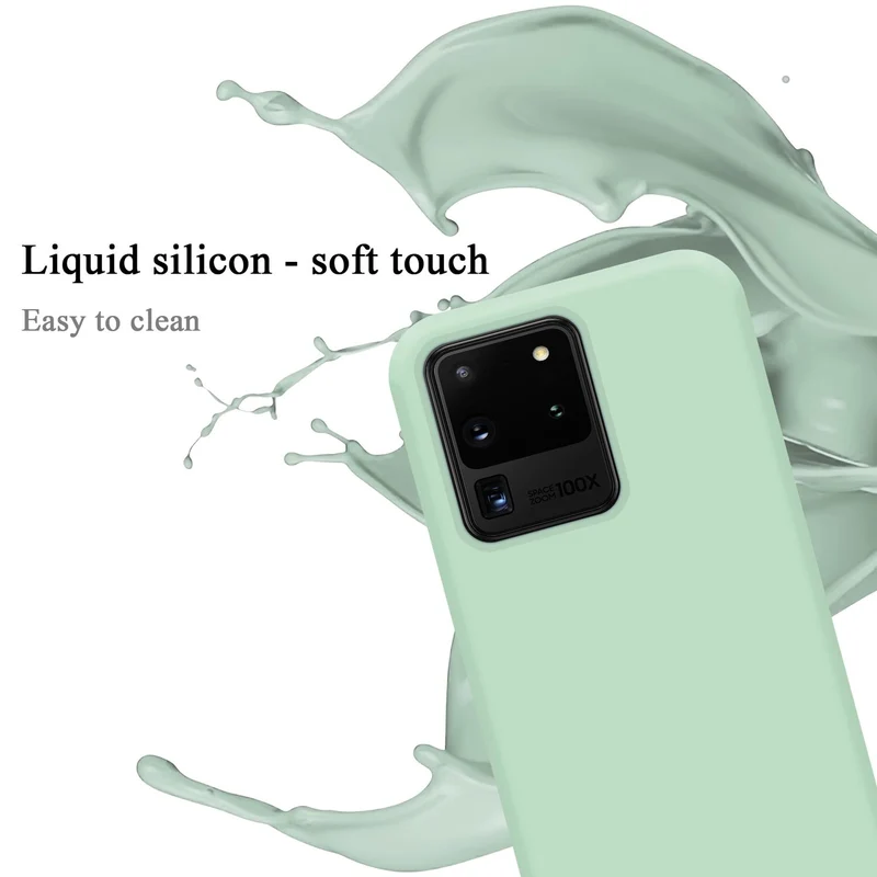Cadorabo Hülle kompatibel mit Samsung Galaxy S20 ULTRA Schutzhülle aus flexiblem TPU Silikon