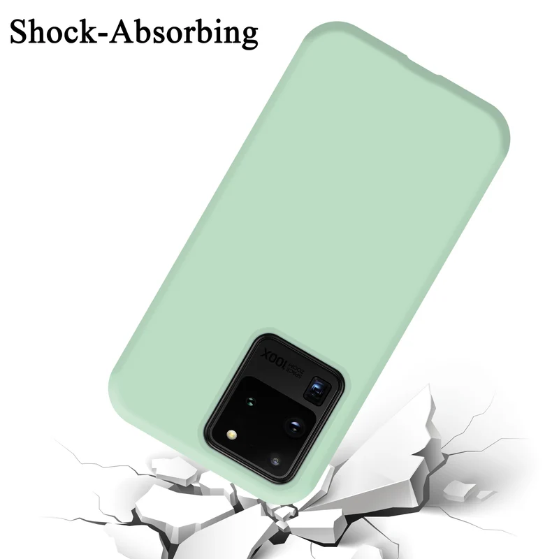 Cadorabo Hülle kompatibel mit Samsung Galaxy S20 ULTRA Schutzhülle aus flexiblem TPU Silikon