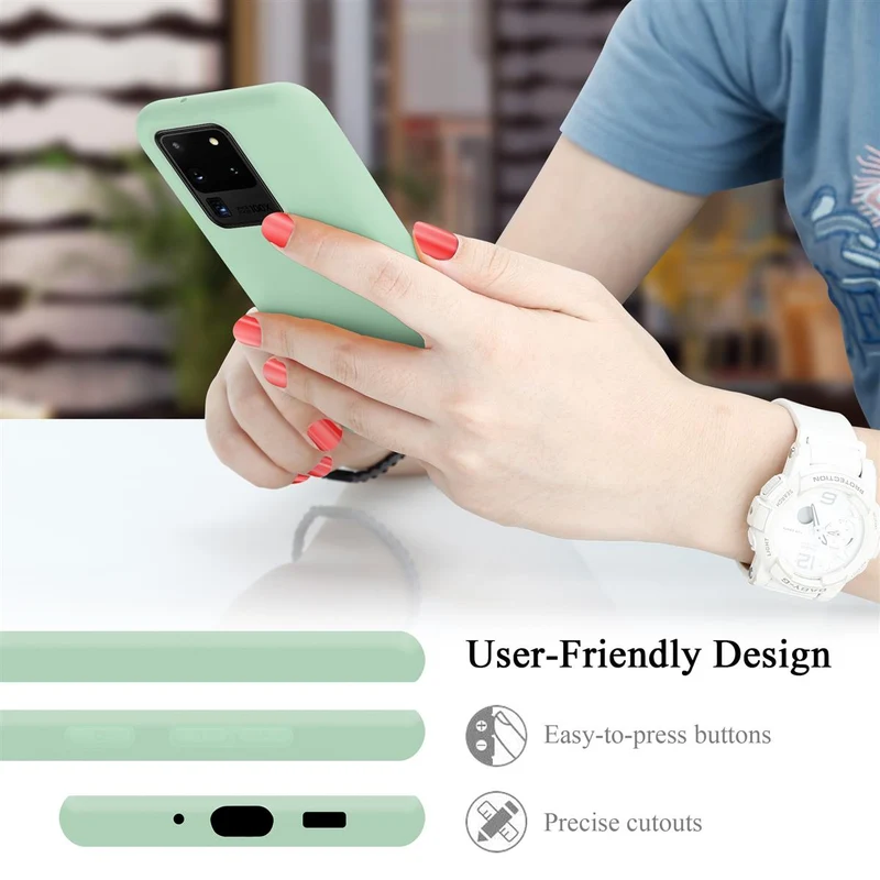 Cadorabo Hülle kompatibel mit Samsung Galaxy S20 ULTRA Schutzhülle aus flexiblem TPU Silikon