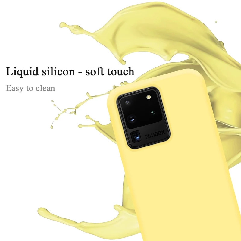 Cadorabo Hülle kompatibel mit Samsung Galaxy S20 ULTRA Schutzhülle aus flexiblem TPU Silikon