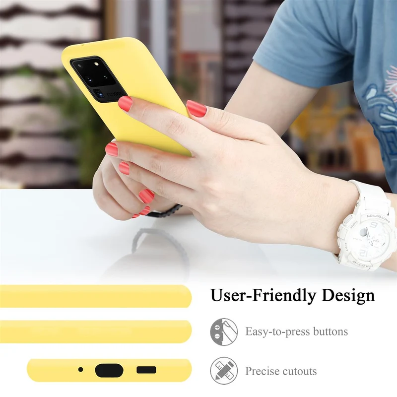 Cadorabo Hülle kompatibel mit Samsung Galaxy S20 ULTRA Schutzhülle aus flexiblem TPU Silikon