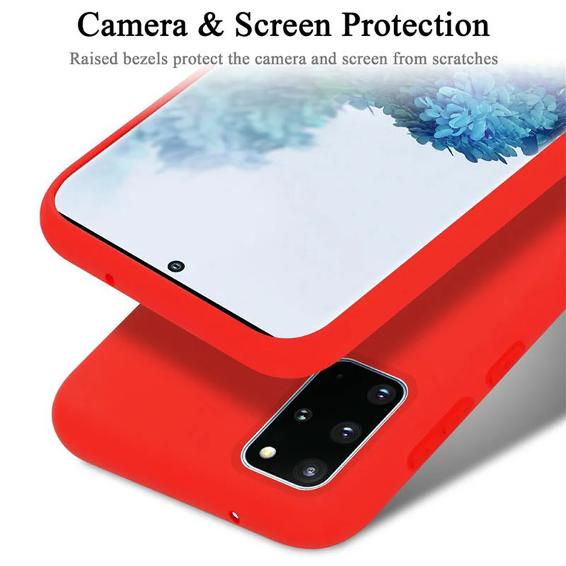 Cadorabo Hülle kompatibel mit Samsung Galaxy S20 PLUS Schutzhülle aus flexiblem TPU Silikon