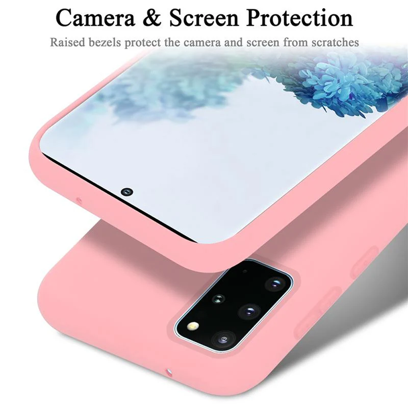 Cadorabo Hülle kompatibel mit Samsung Galaxy S20 PLUS Schutzhülle aus flexiblem TPU Silikon