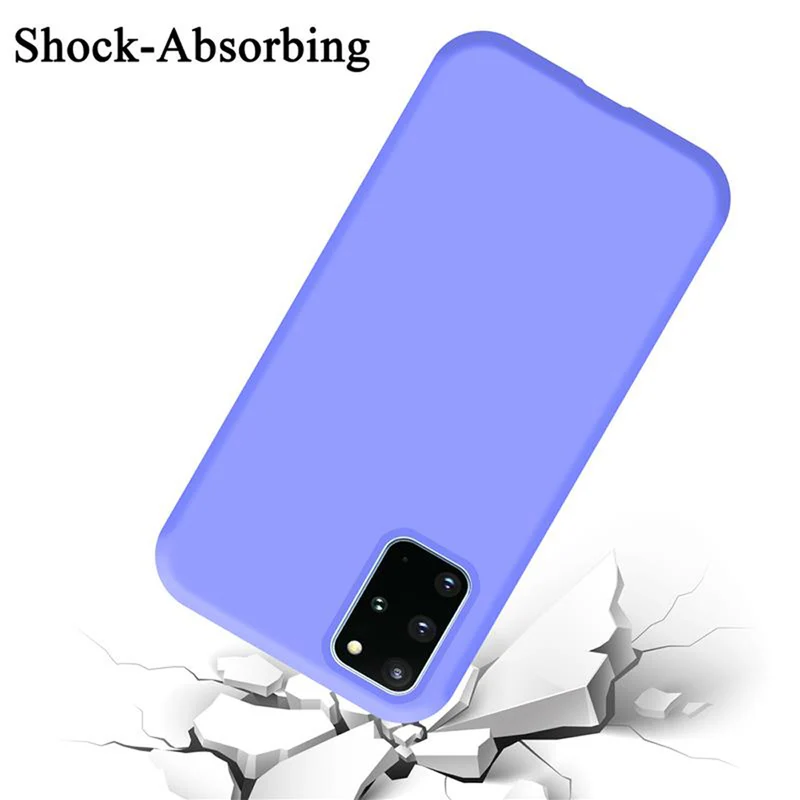 Cadorabo Hülle kompatibel mit Samsung Galaxy S20 PLUS Schutzhülle aus flexiblem TPU Silikon