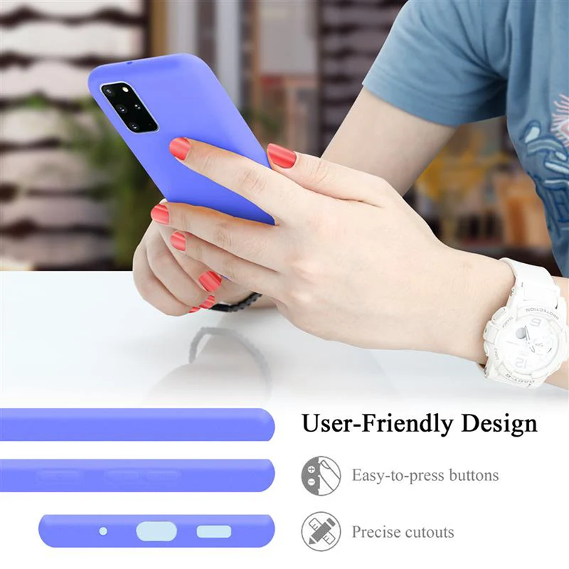 Cadorabo Hülle kompatibel mit Samsung Galaxy S20 PLUS Schutzhülle aus flexiblem TPU Silikon