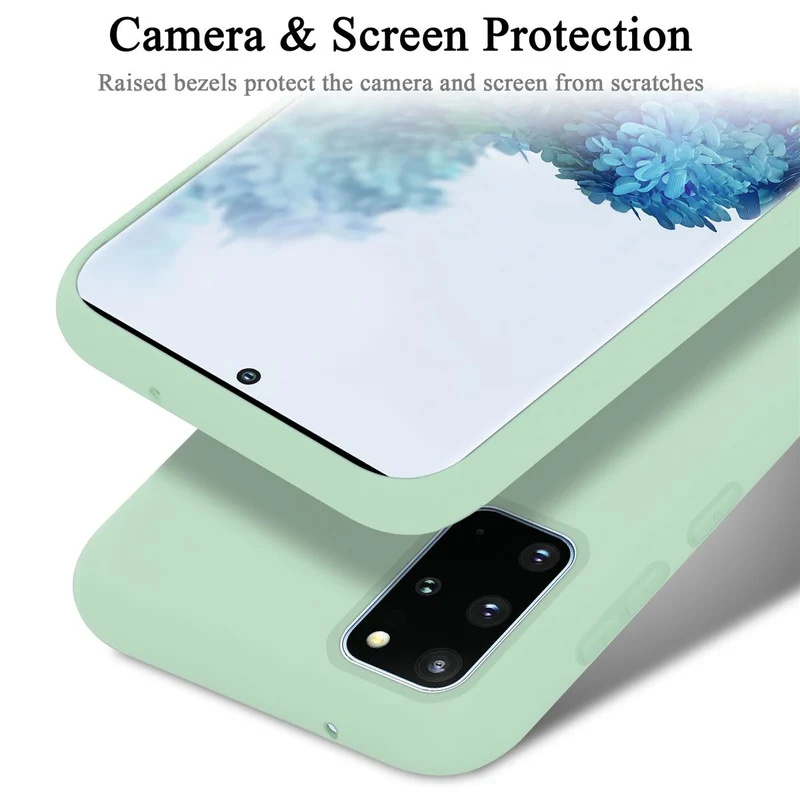 Cadorabo Hülle kompatibel mit Samsung Galaxy S20 PLUS Schutzhülle aus flexiblem TPU Silikon