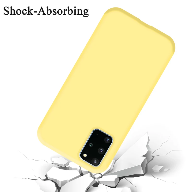 Cadorabo Hülle kompatibel mit Samsung Galaxy S20 PLUS Schutzhülle aus flexiblem TPU Silikon