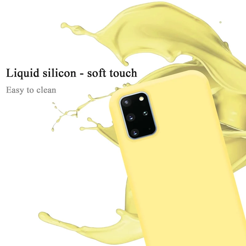 Cadorabo Hülle kompatibel mit Samsung Galaxy S20 PLUS Schutzhülle aus flexiblem TPU Silikon
